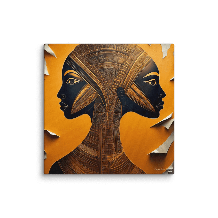 Paper Collection | Ancient Egyptian Twins | Canvas Art Painting product image (6)