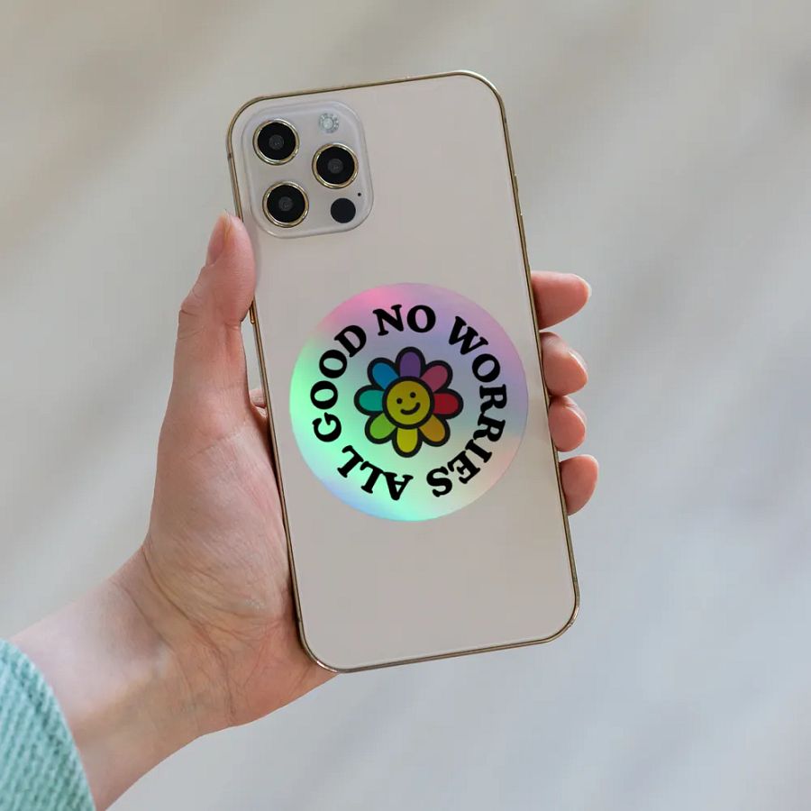 All Good Circle Sticker product image (8)