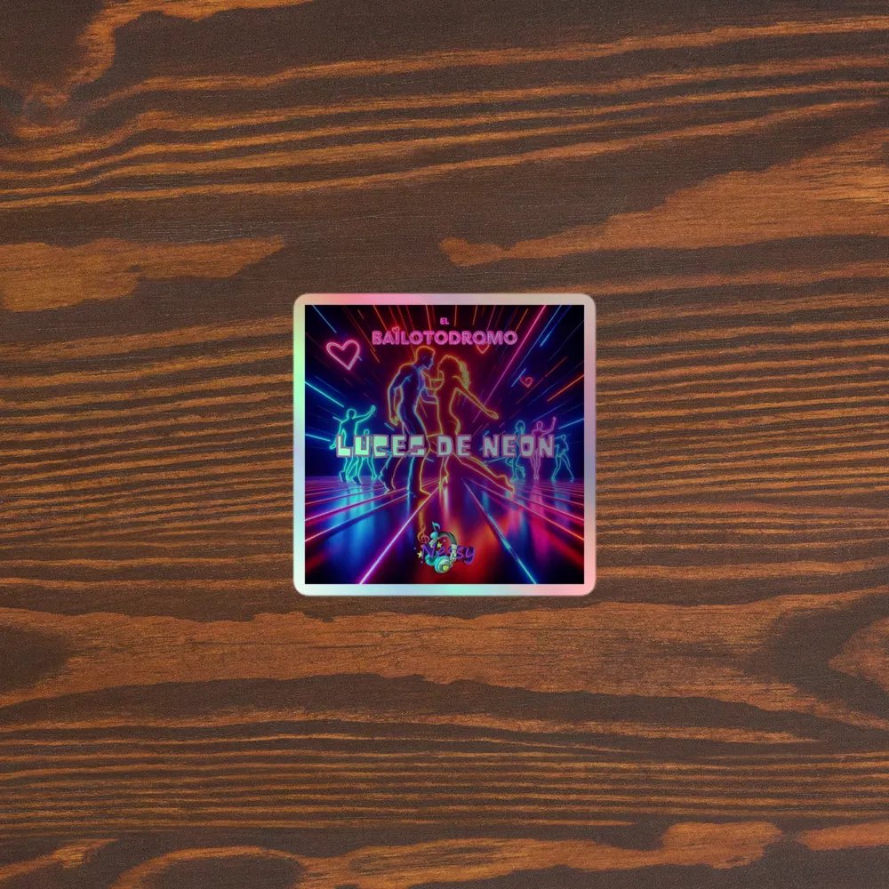 Sticker holográfico Luces de Neon product image (5)