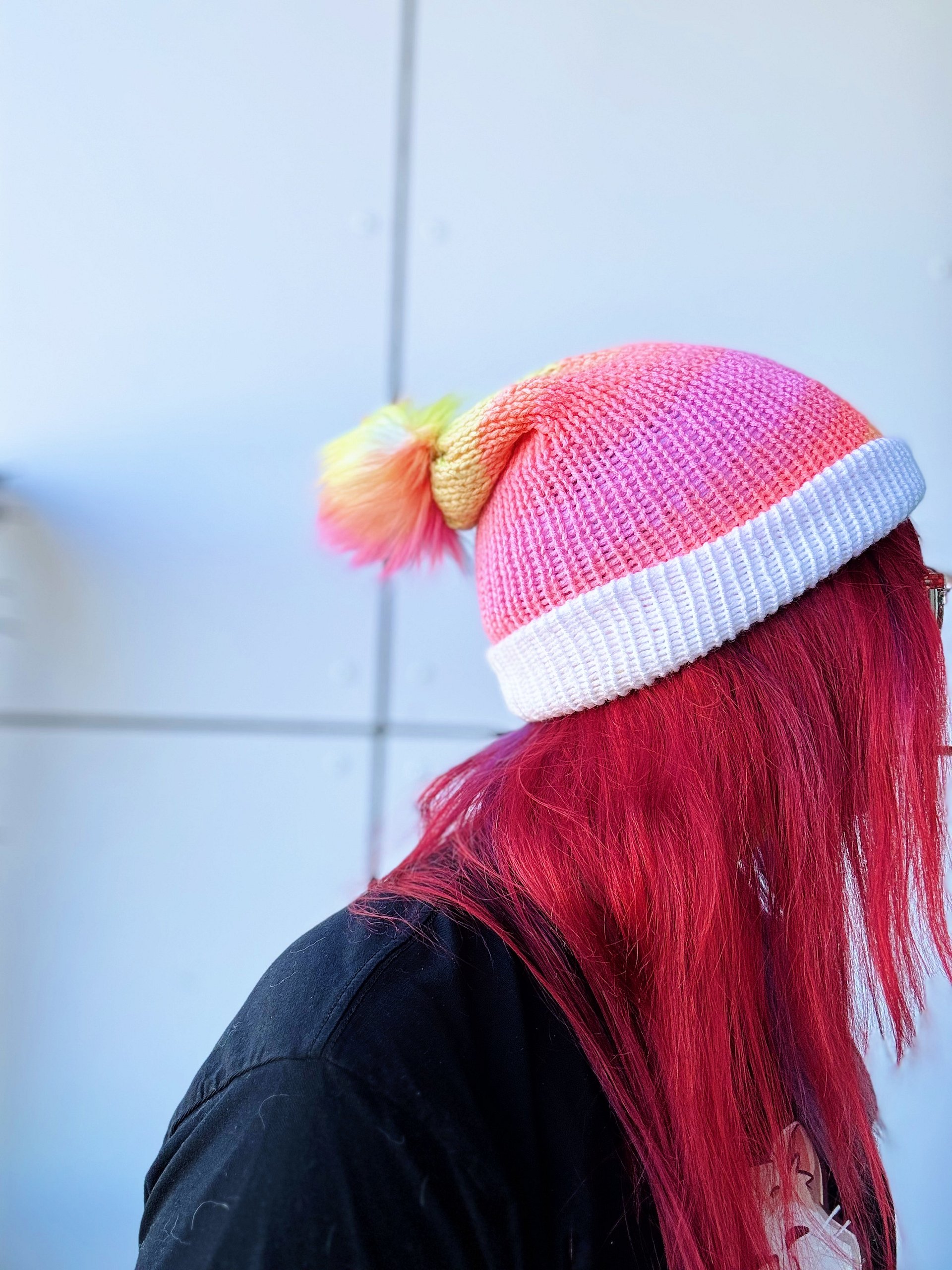 Neon Slouchy Beanie product image (3)