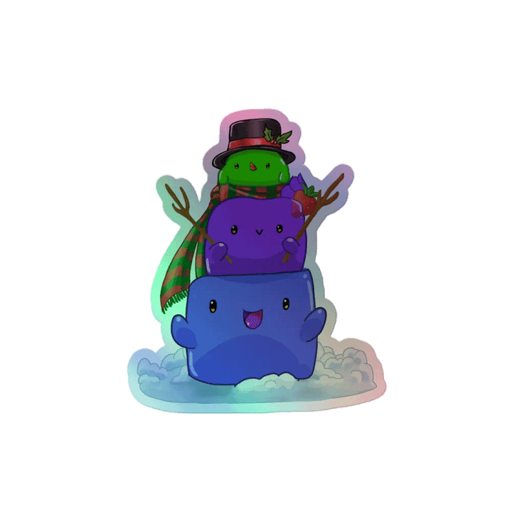 Christmas 2024 Holographic sticker product image (2)