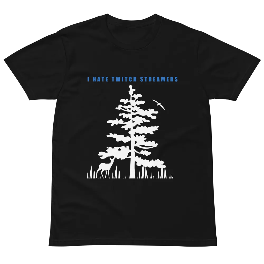 I hate twitch streamers nature t-shirt product image (3)