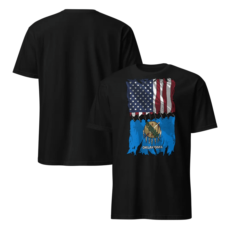 Oklahoma Stitch Flag USA product image (6)