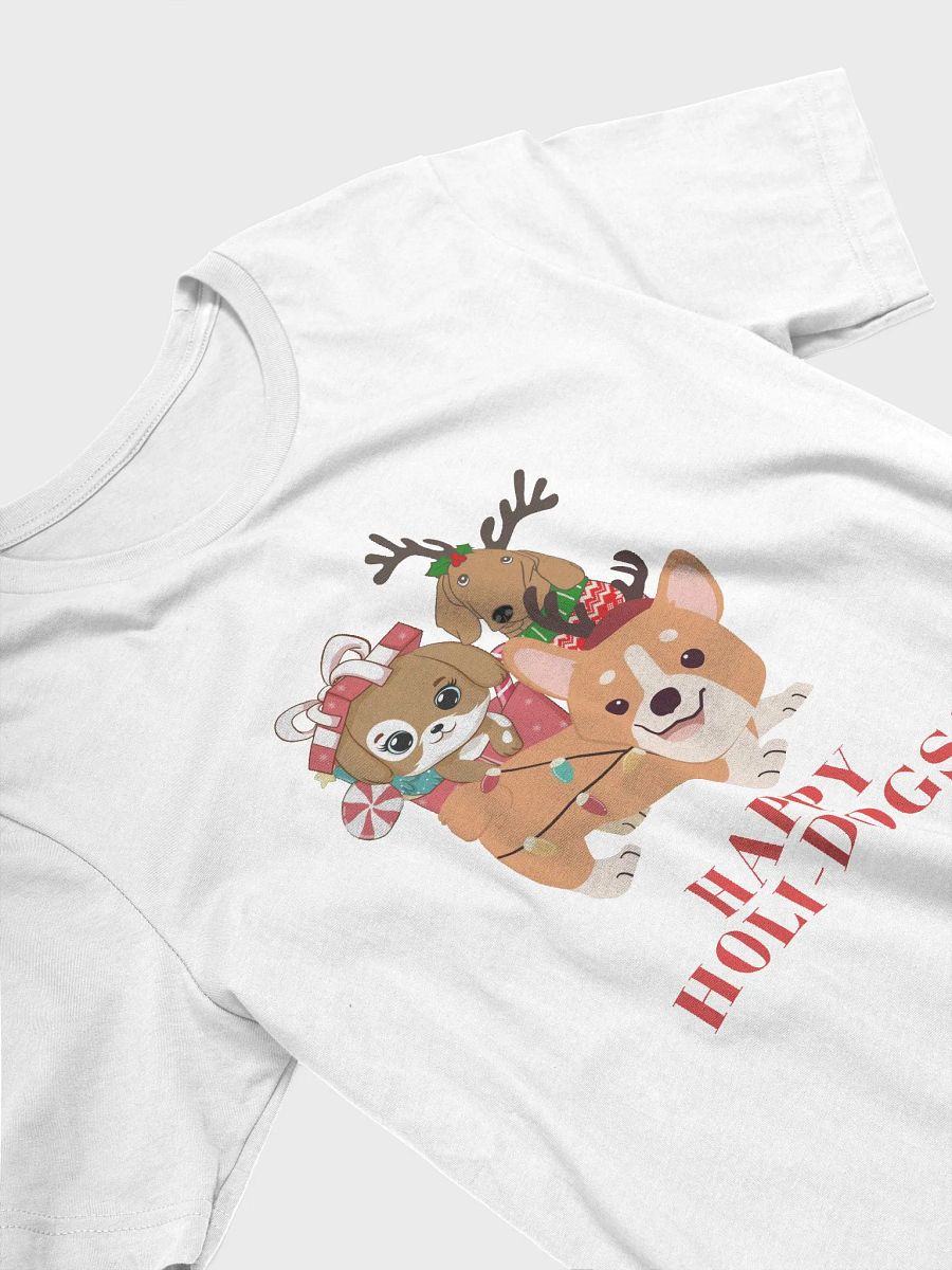 Happy Holi-Dogs & Holidays Cute Christmas Winter Vibes Dogs T-Shirt product image (15)