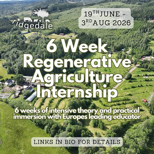 Unique learning and networking opportunities for those dedicating themselves to #regenerativeagriculture Read more in the lin...