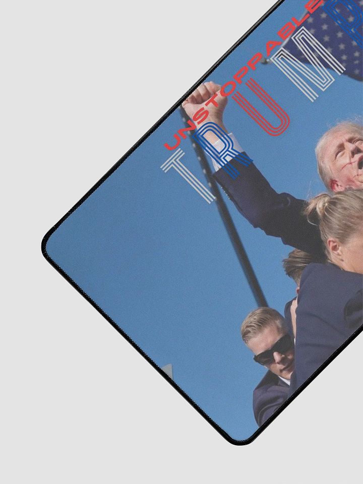 Unstoppable Trump: Fist Pumping Freedom Deskpad product image (1)