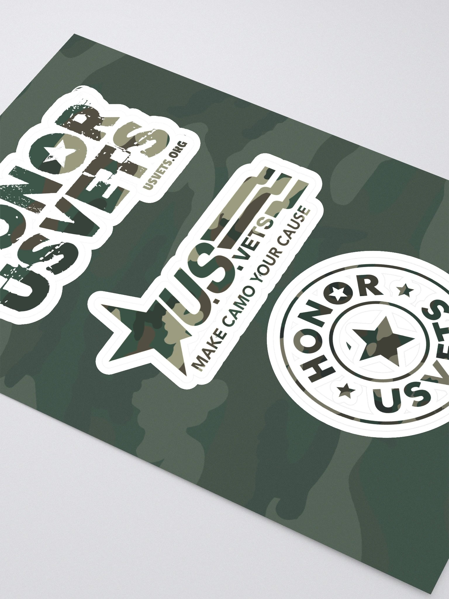 HONORUSVETS Camo Sticker Pack product image (2)