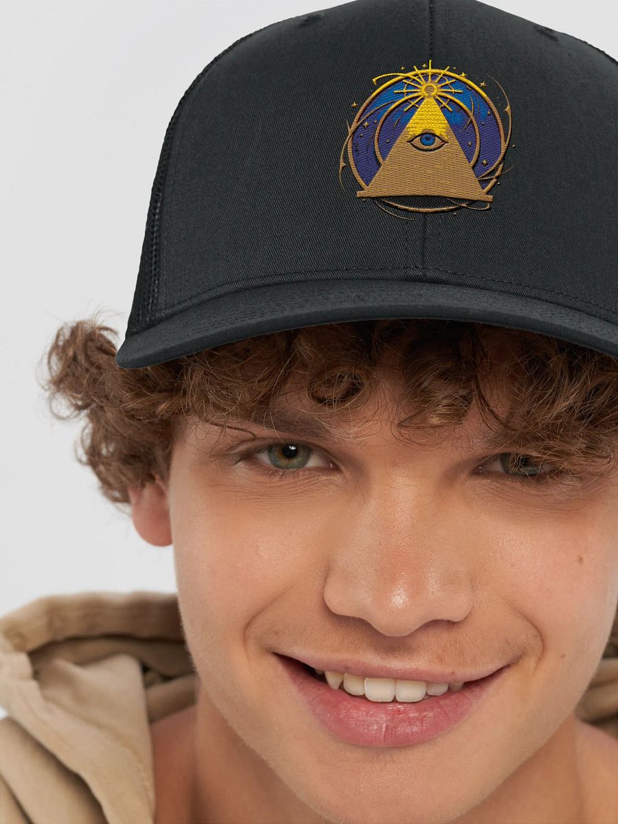Radiant Eye of Wisdom Snapback: Richardson Trucker Hat product image (64)