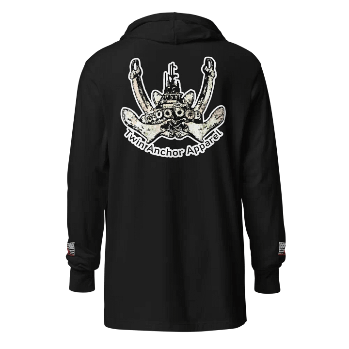 Twin Anchor Logo Hooded Tee product image (1)