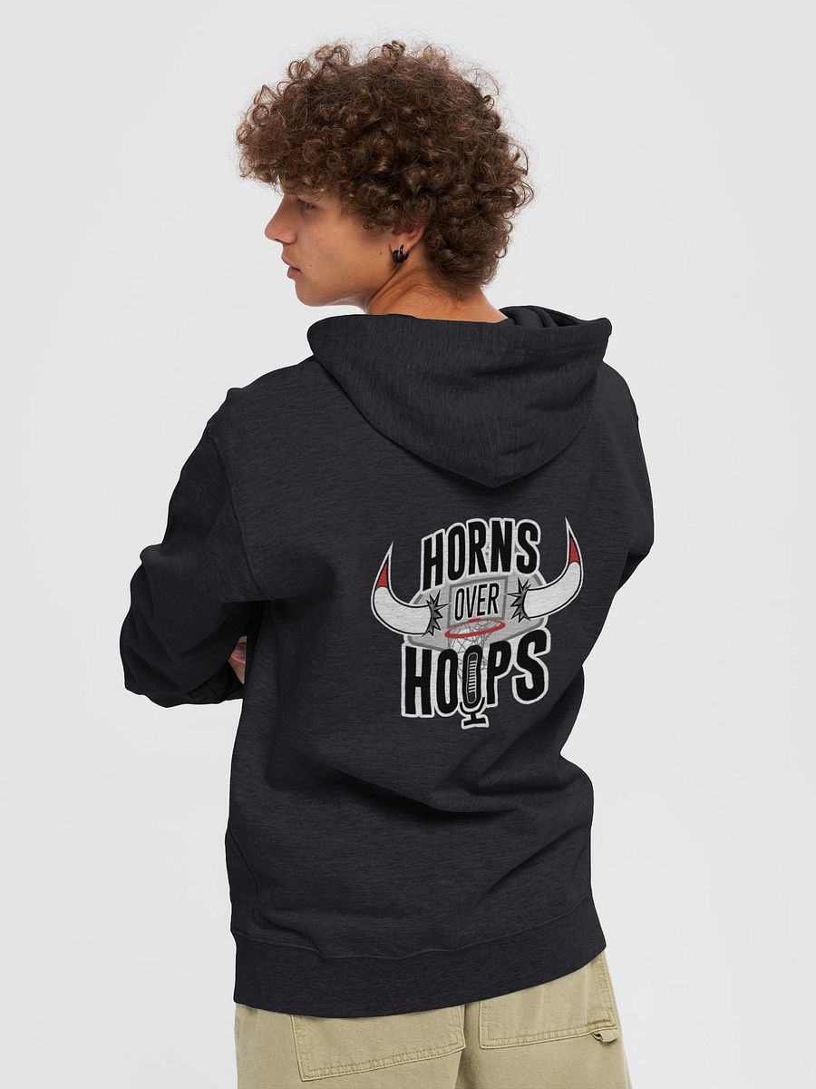 Horns Over Hoops Zip-Up Hoodie product image (6)