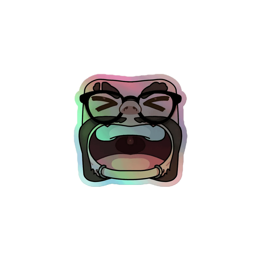 Big Laugh Herb Holo Sticker product image (1)