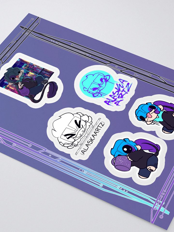 Alaskaartz sticker sheet product image (2)