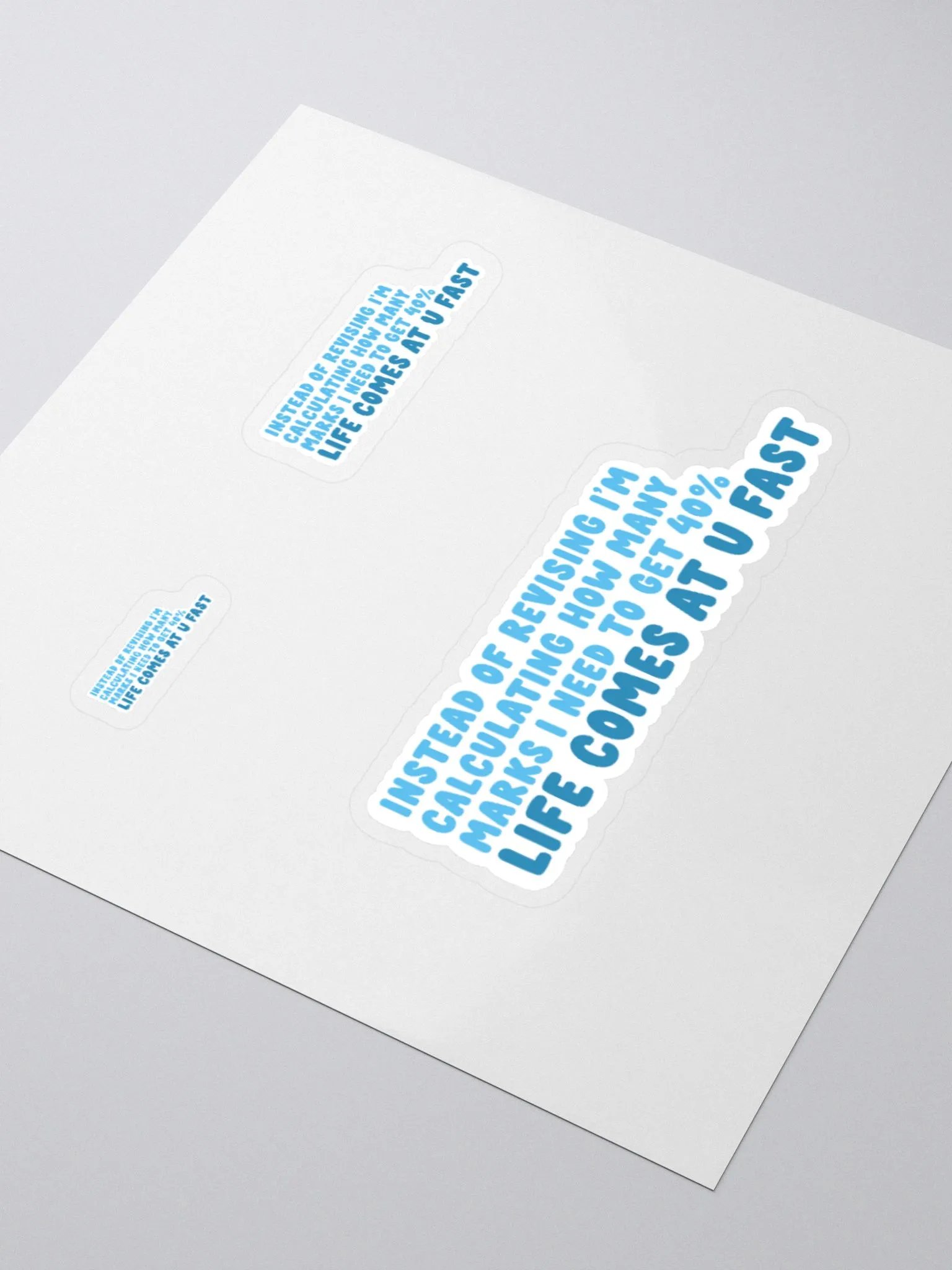 Life Come At You Fast Sticker product image (3)