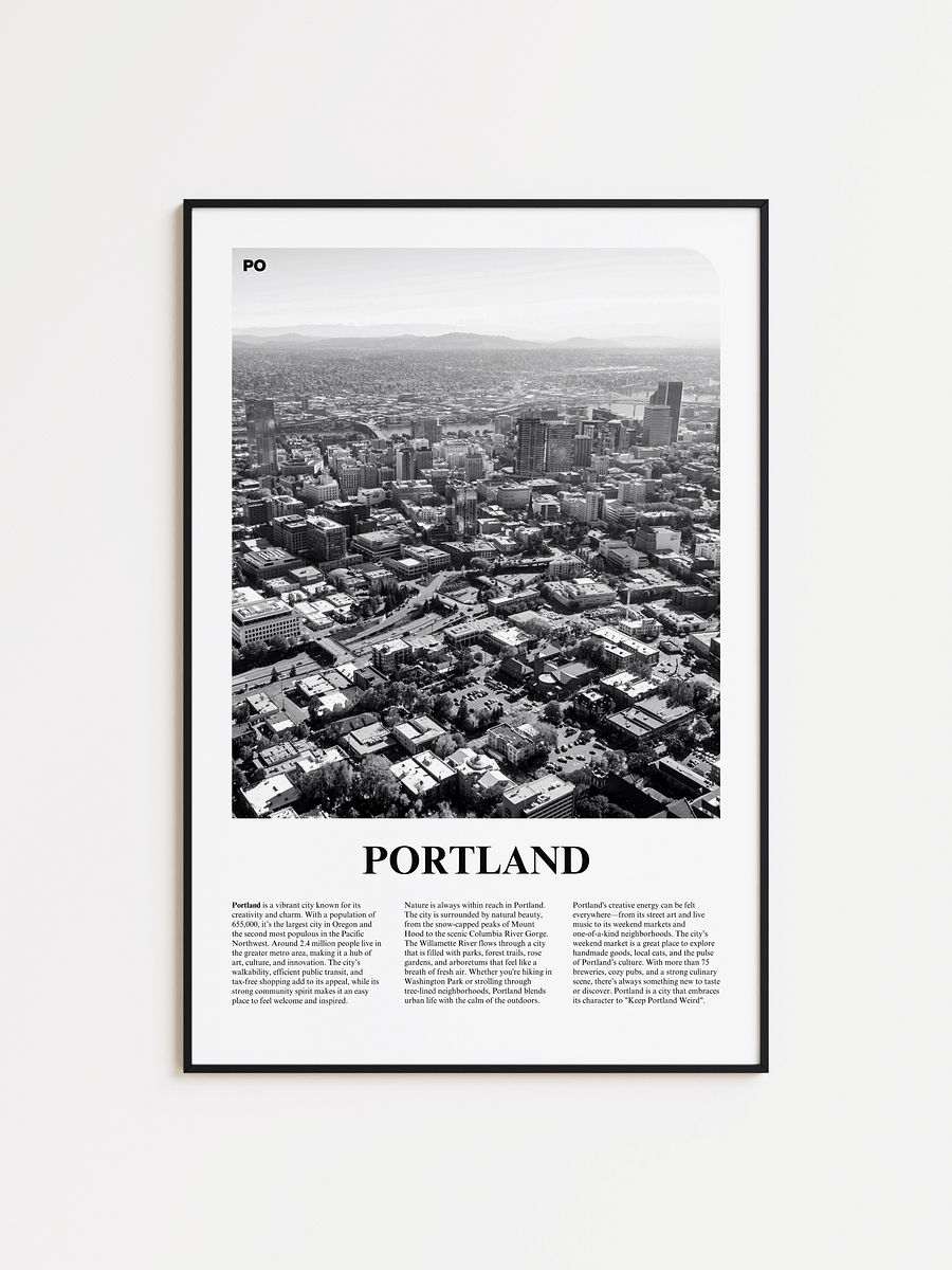 Portland 01 Newspaper Poster product image (1)