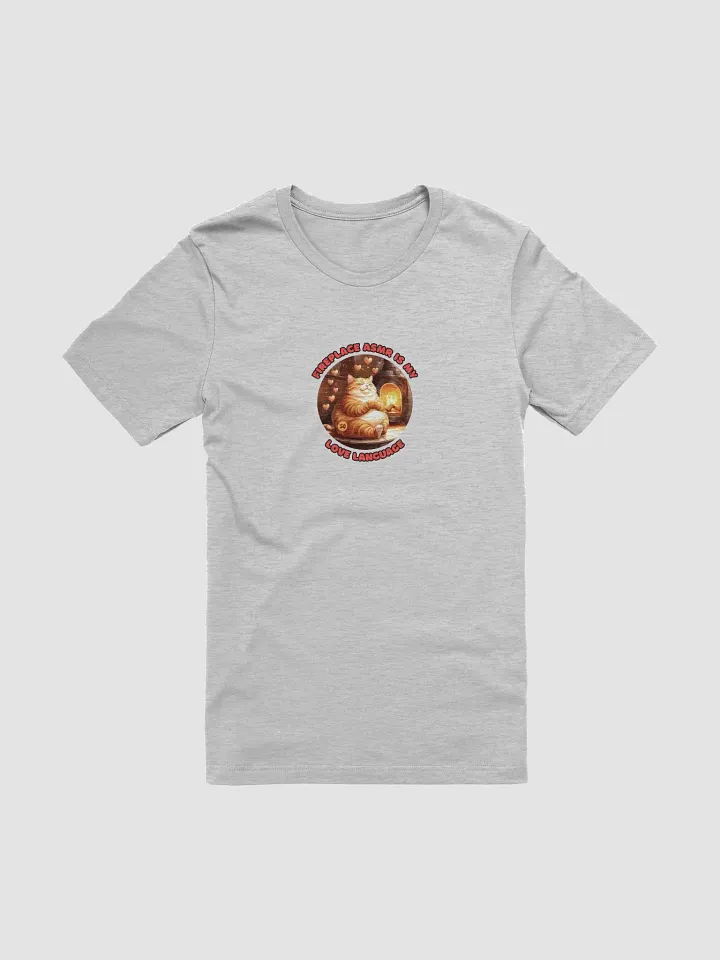 Cozy Cat - Fireplace ASMR is my Love Language | Tee product image (1)