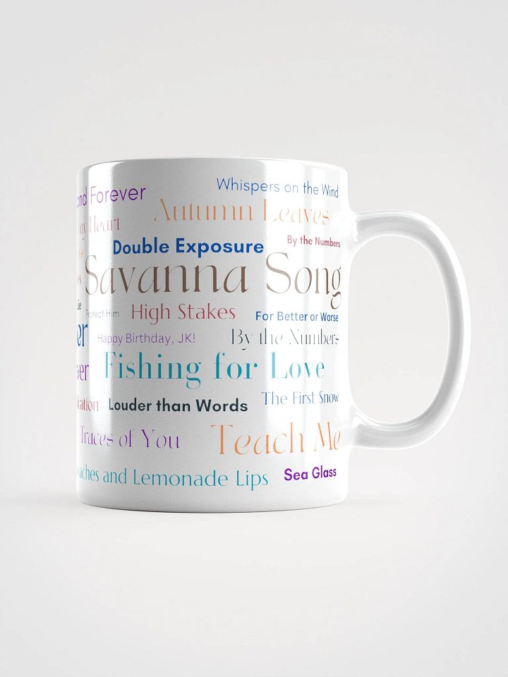 "Our Story So Far..." CJ Moon mug product image (1)