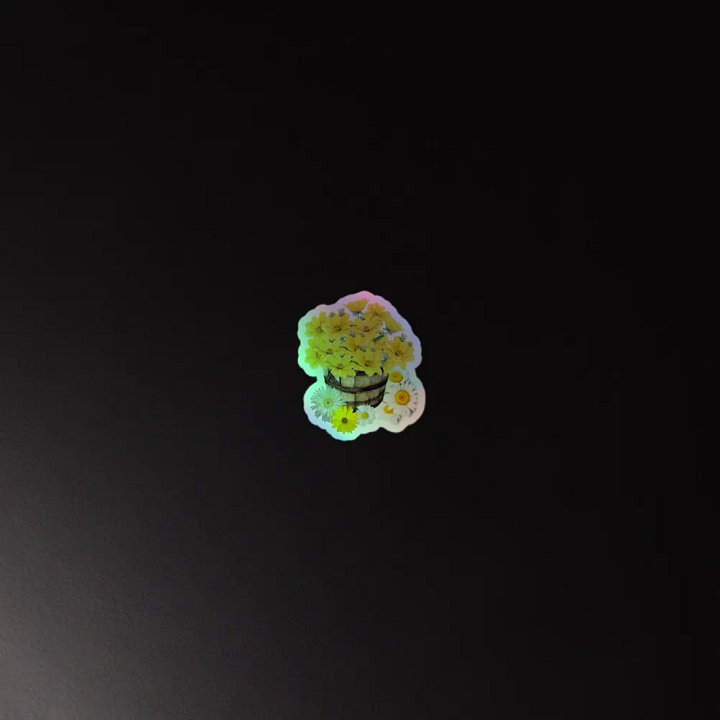 Sunshine Blooms Holographic Sticker Pack product image (4)