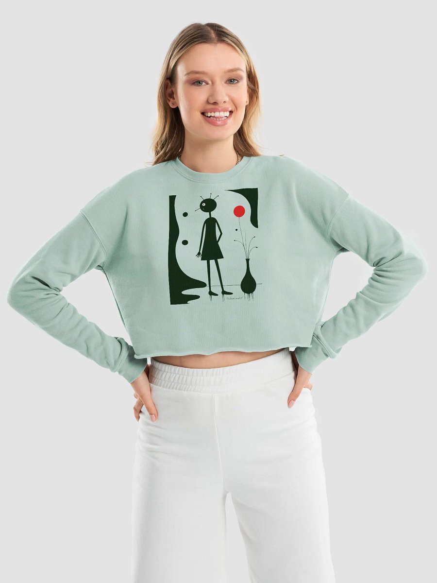 Bella+Canvas Women's Fleece Crop Sweatshirt product image (1)