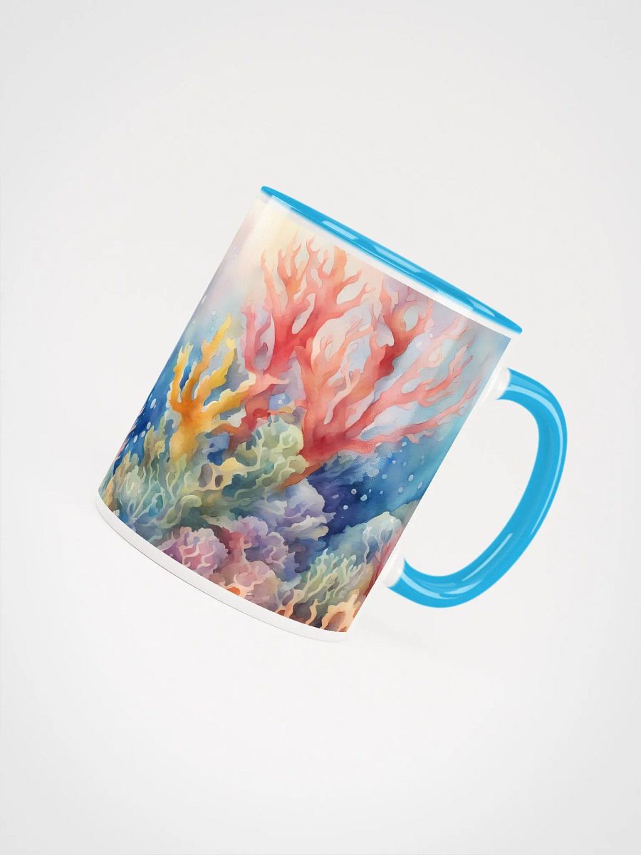 Coral Reefy Feelings, Ceramic Mug with Color Inside product image (4)