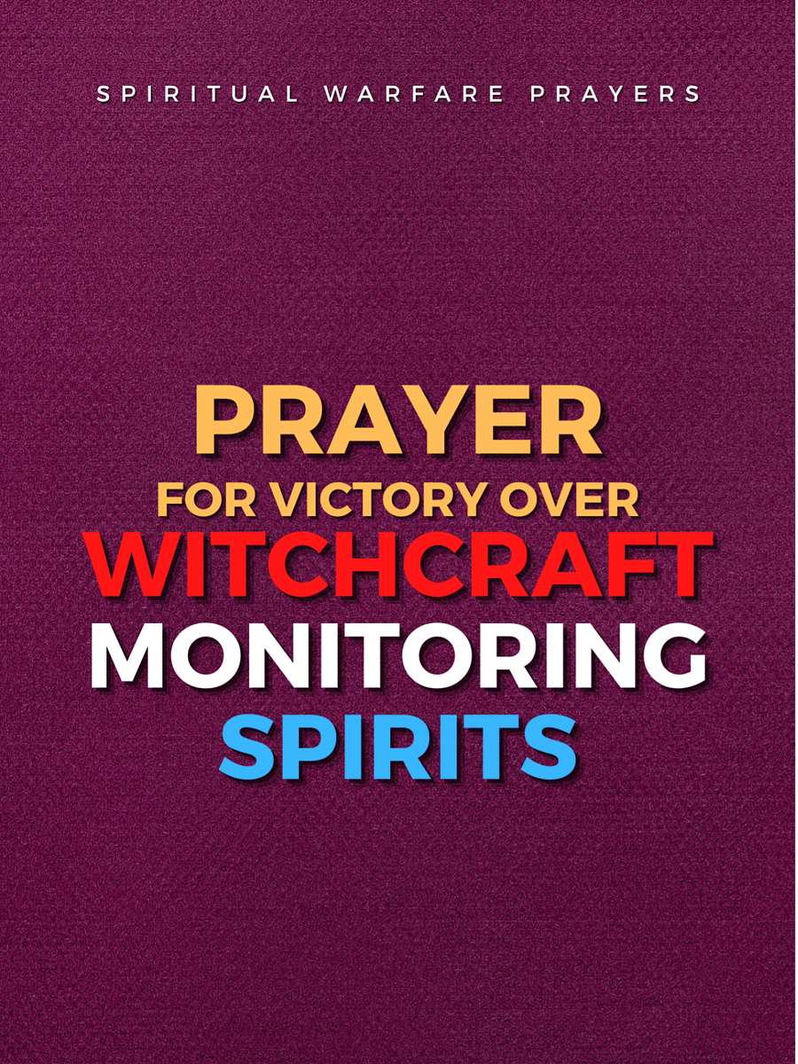 Prayer Against Monitoring Spirits product image (1)