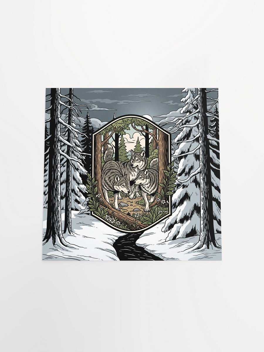 peaceful wolf poster product image (12)