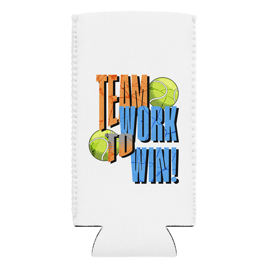 Team Work To Win Tennis Winning Can Cooler product image (1)