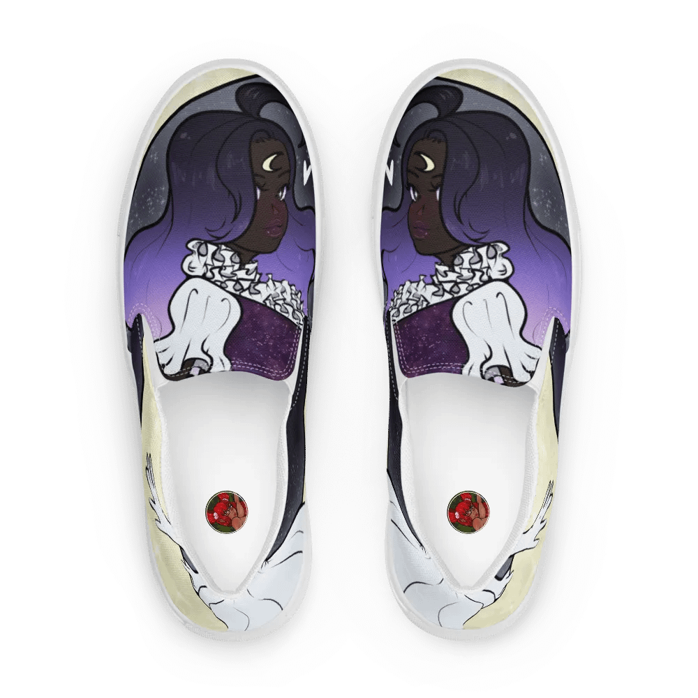 Crescent Princess - Slip On Mens Canvas Shoes product image (4)