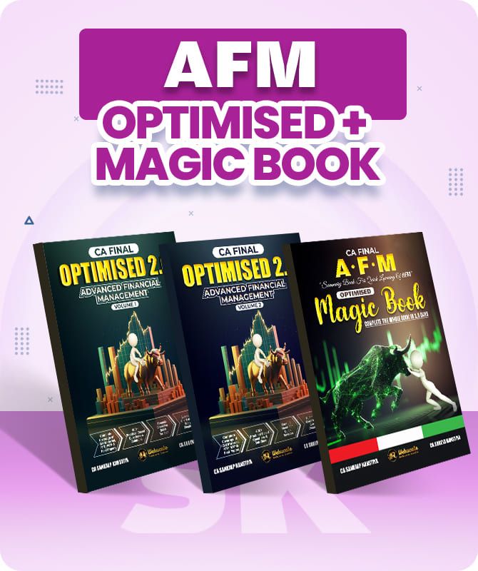 CA Final Advanced Financial Management (AFM) Optimised 2.0 & Magic Book product image (1)