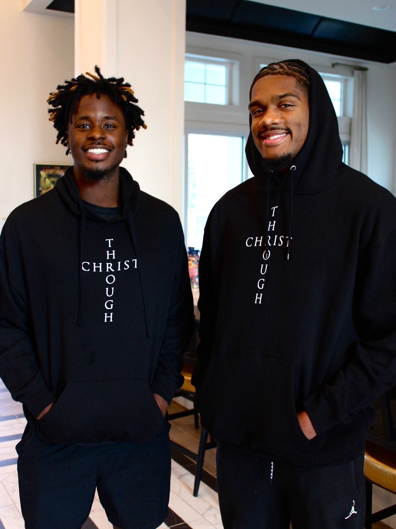 Through Christ Cross Logo Unisex Hoodie product image (1)