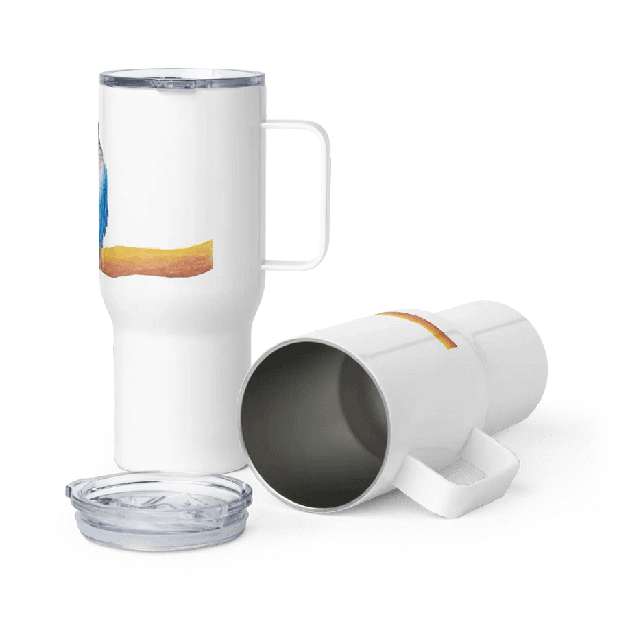 Lovebirds Drawing Travel Cup product image (6)