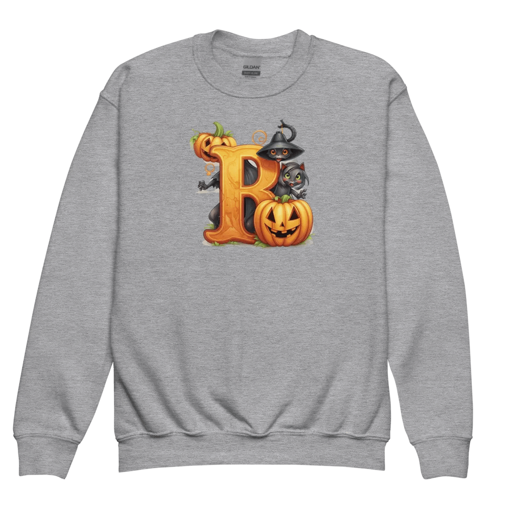Cute Halloween Monogram Letter R Sweatshirt product image (2)