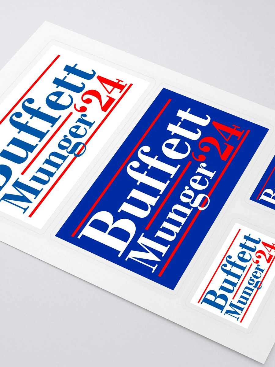 Buffett Munger '24, Sticker Sheet product image (2)