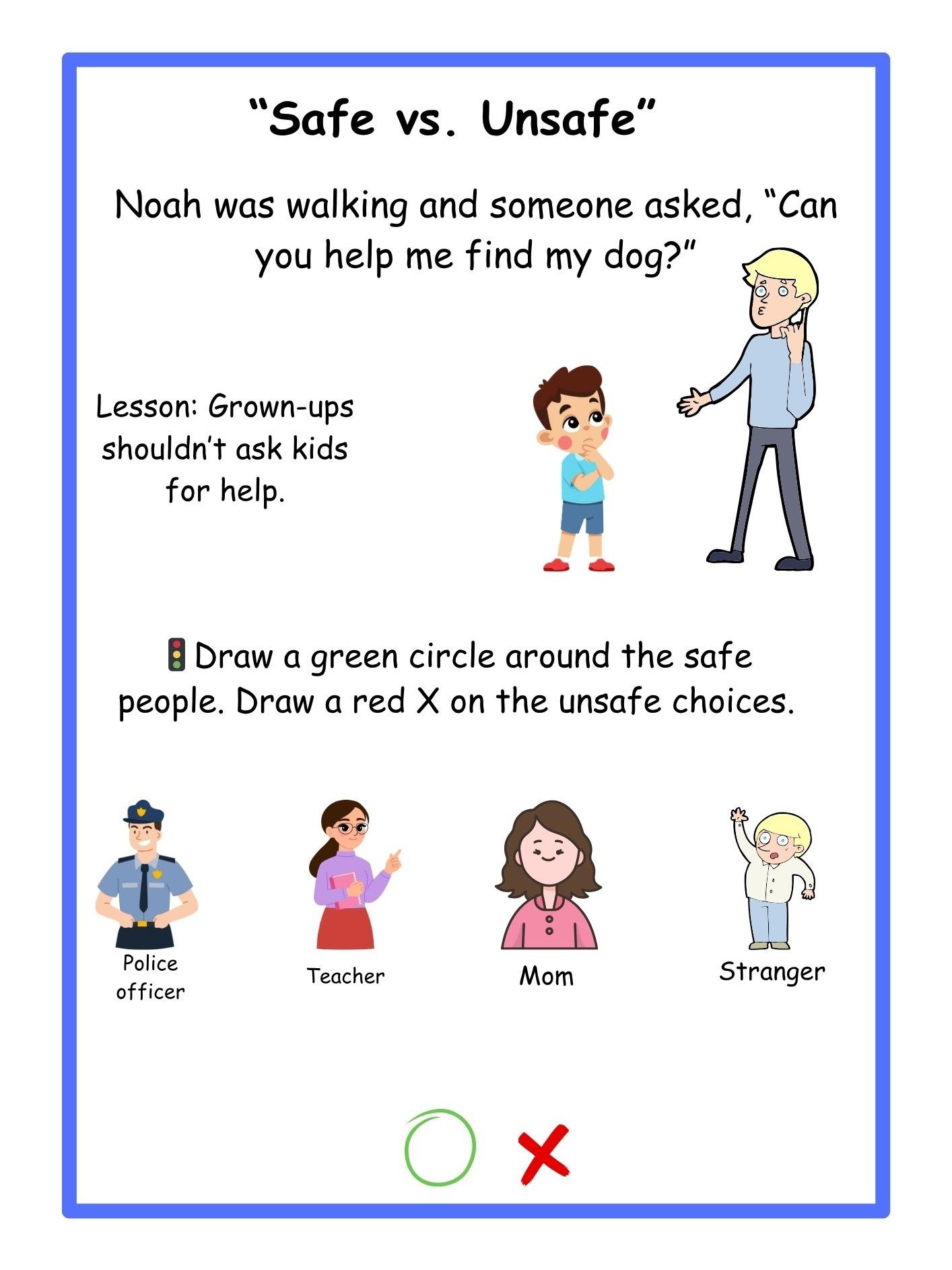 Stranger Danger Detective Printable product image (4)