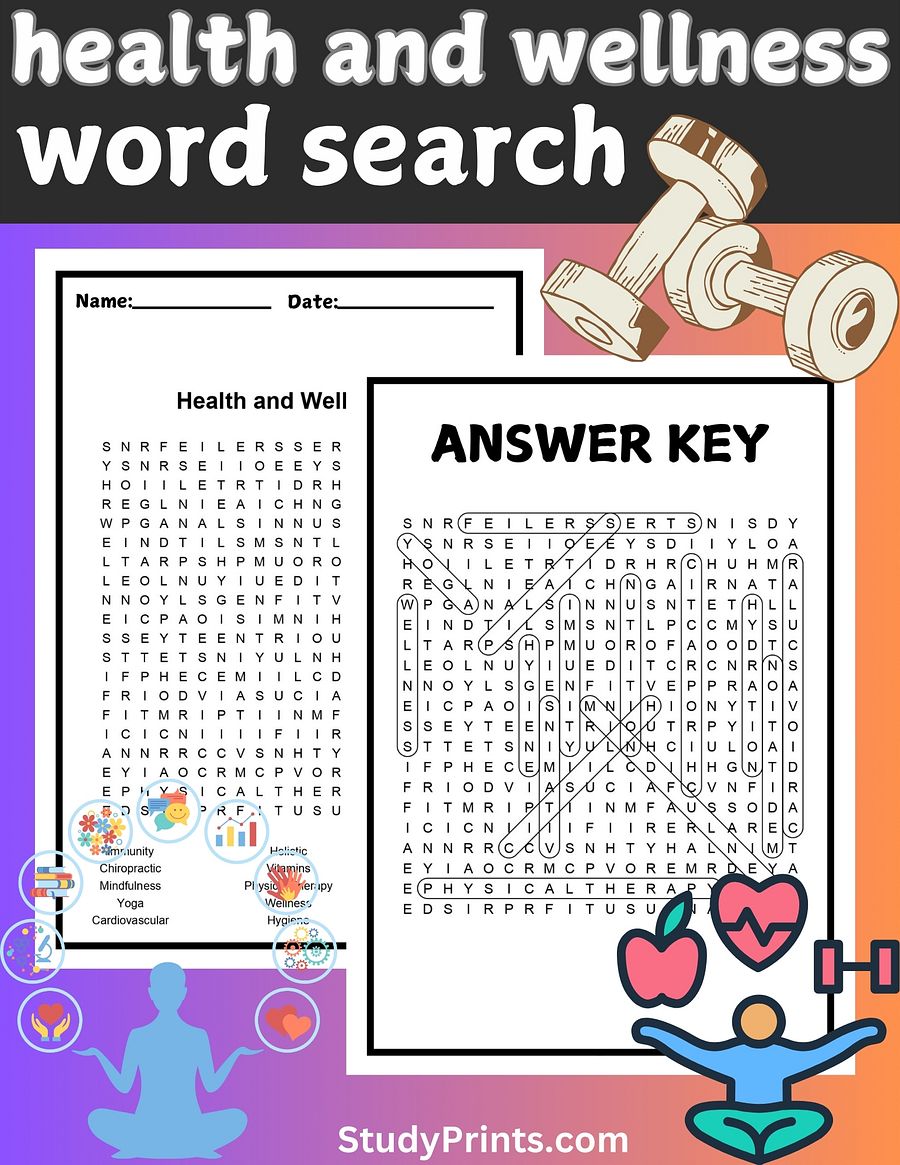 health and wellness word search answers product image (1)