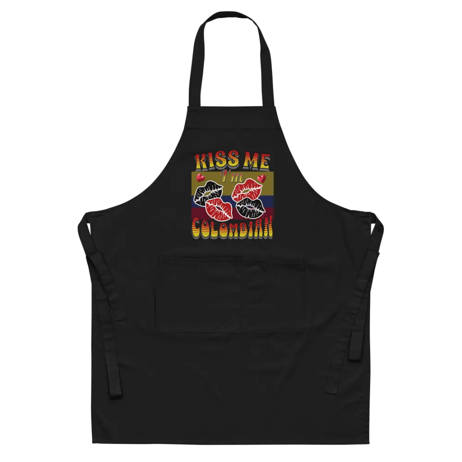 Kiss Me I'm Colombian Organic Cotton Apron product image (5)