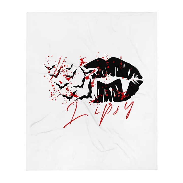 LIPS HALLOWEEN BLANKET product image (13)