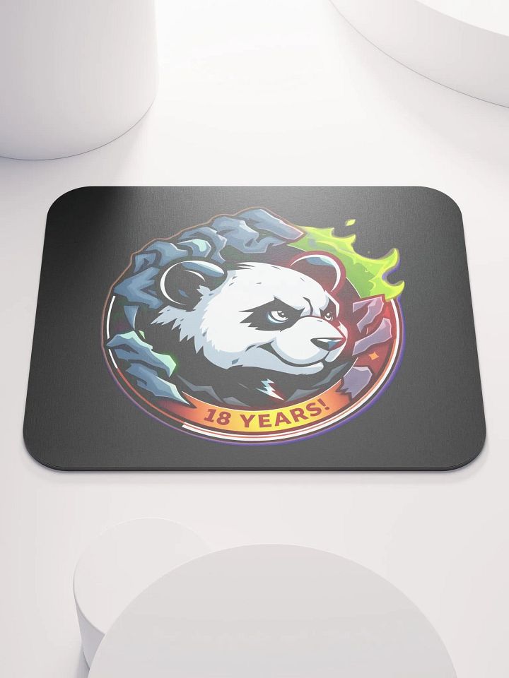 Panda Power: 18th Anniversary Gaming Small Mouse Pad product image (1)