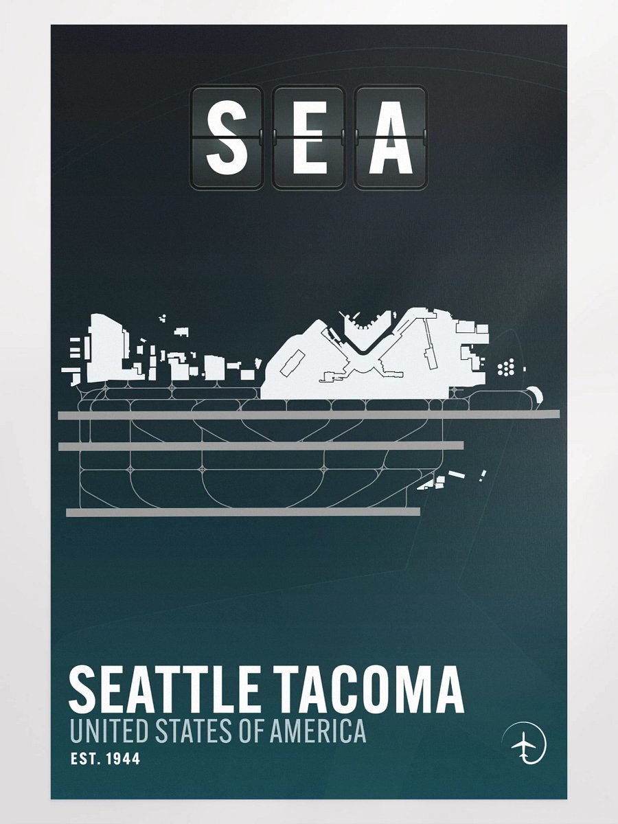 Seattle SEA Poster product image (1)