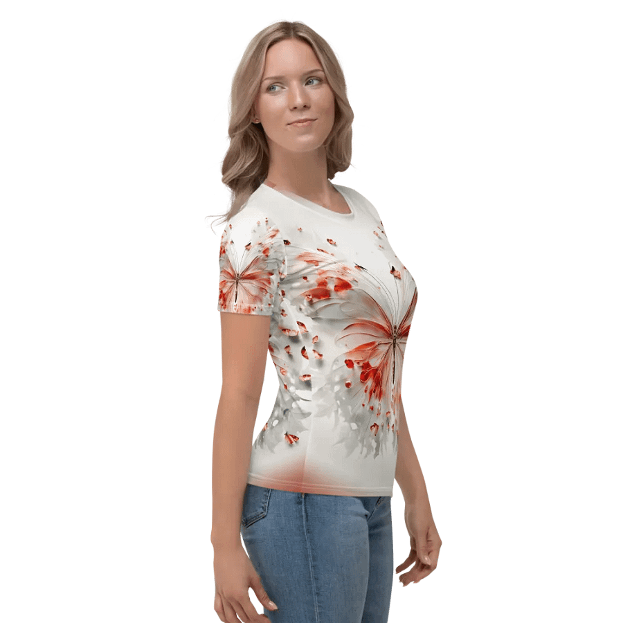White Butterfly T shirt product image (8)