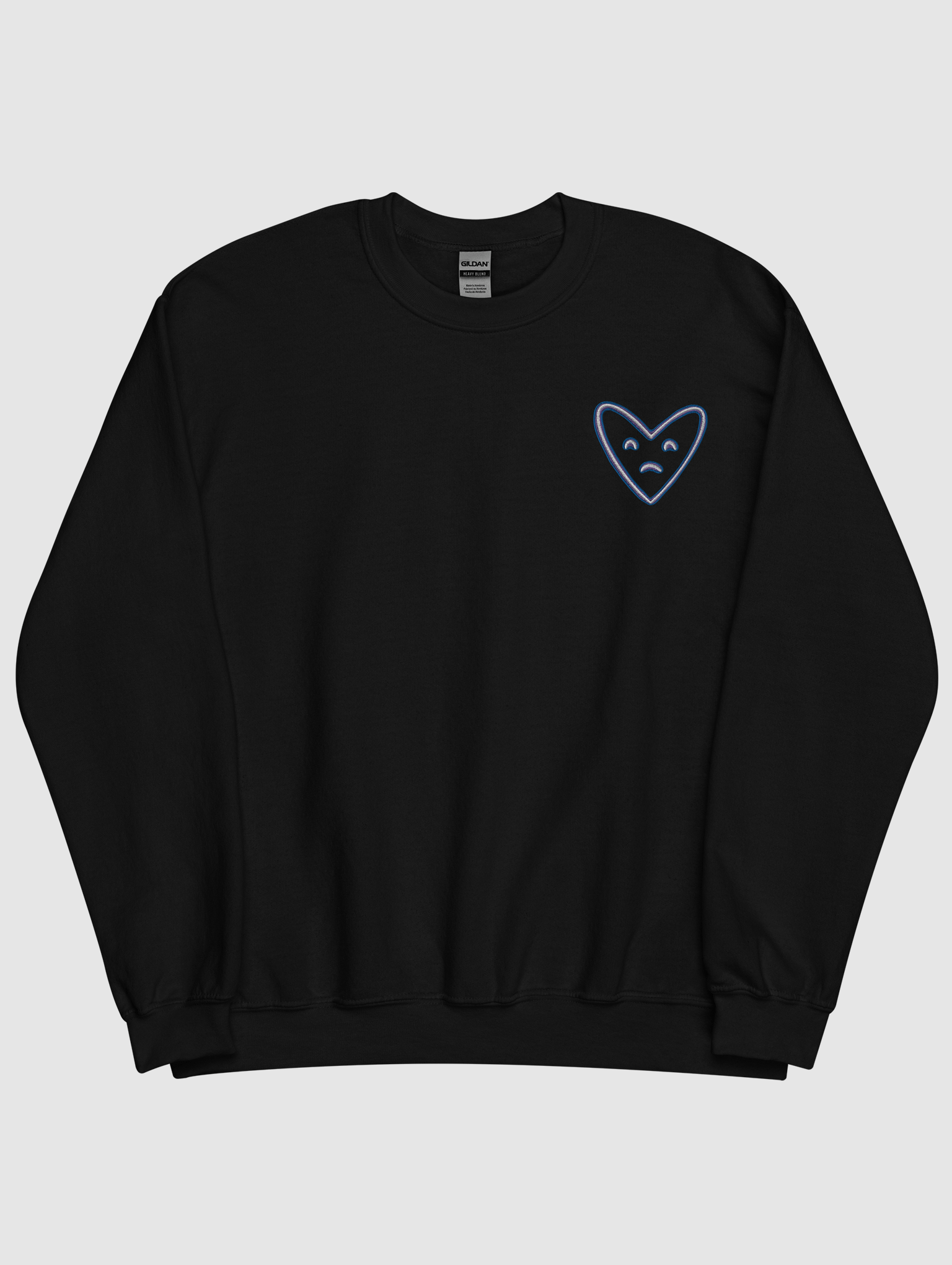 [Luna] Unisex Sweatshirt sad heart product image (1)