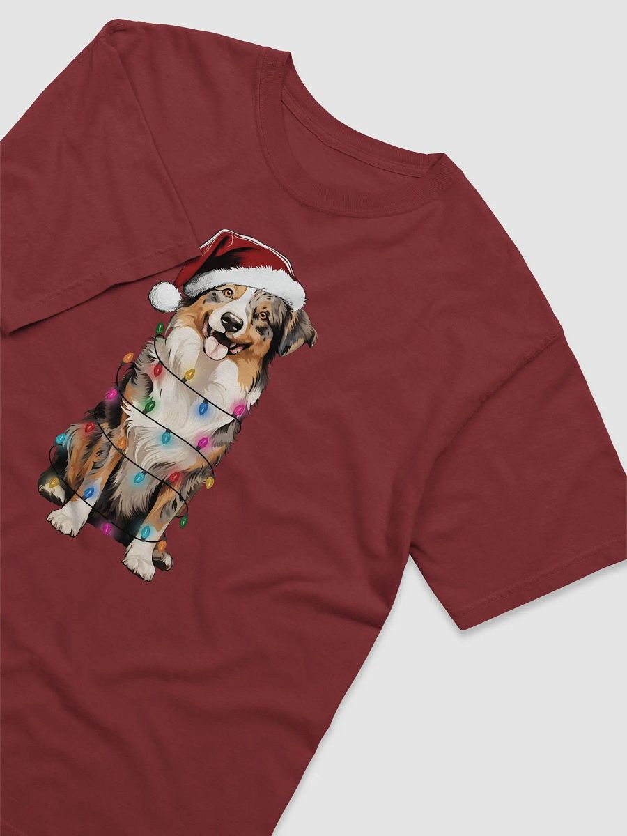 Funny Australian Shepherd(Red Merle) Christmas T-Shirt product image (11)