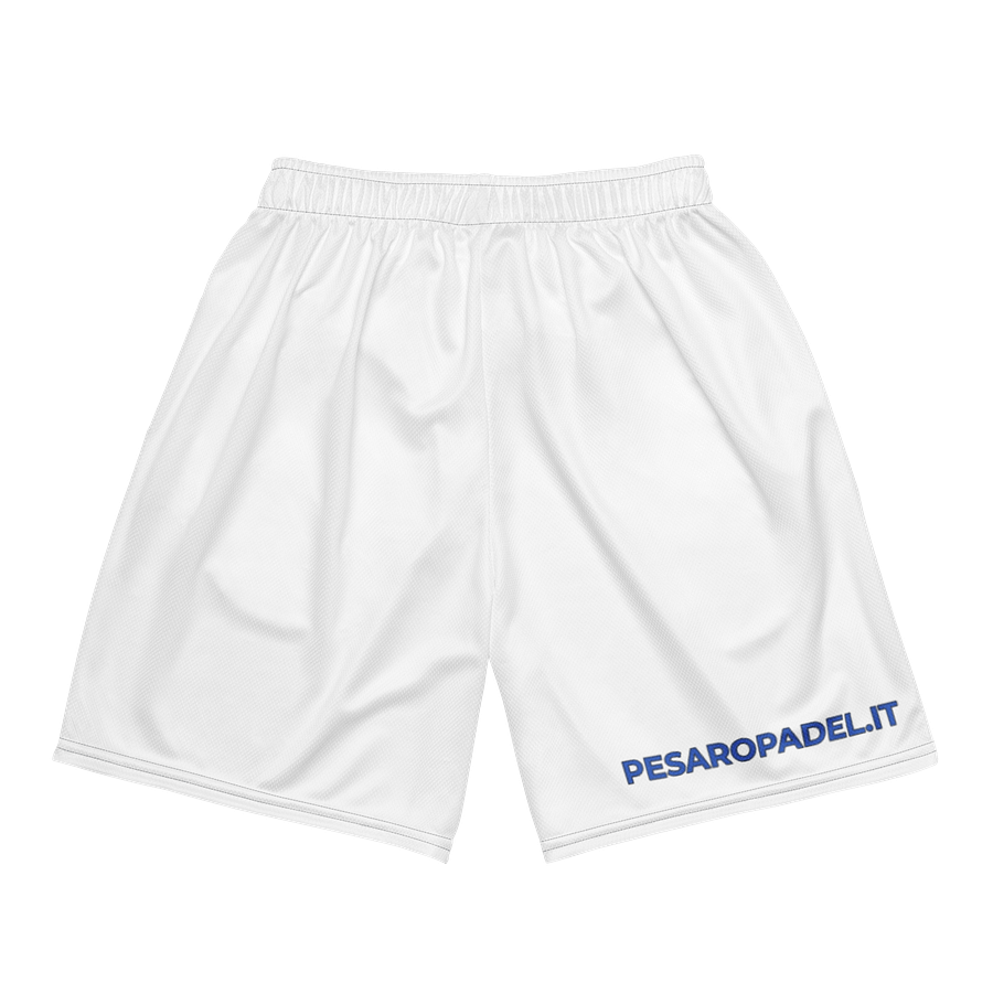 Eco Match – Pantaloncino Unisex in Mesh Riciclato Bianco product image (6)