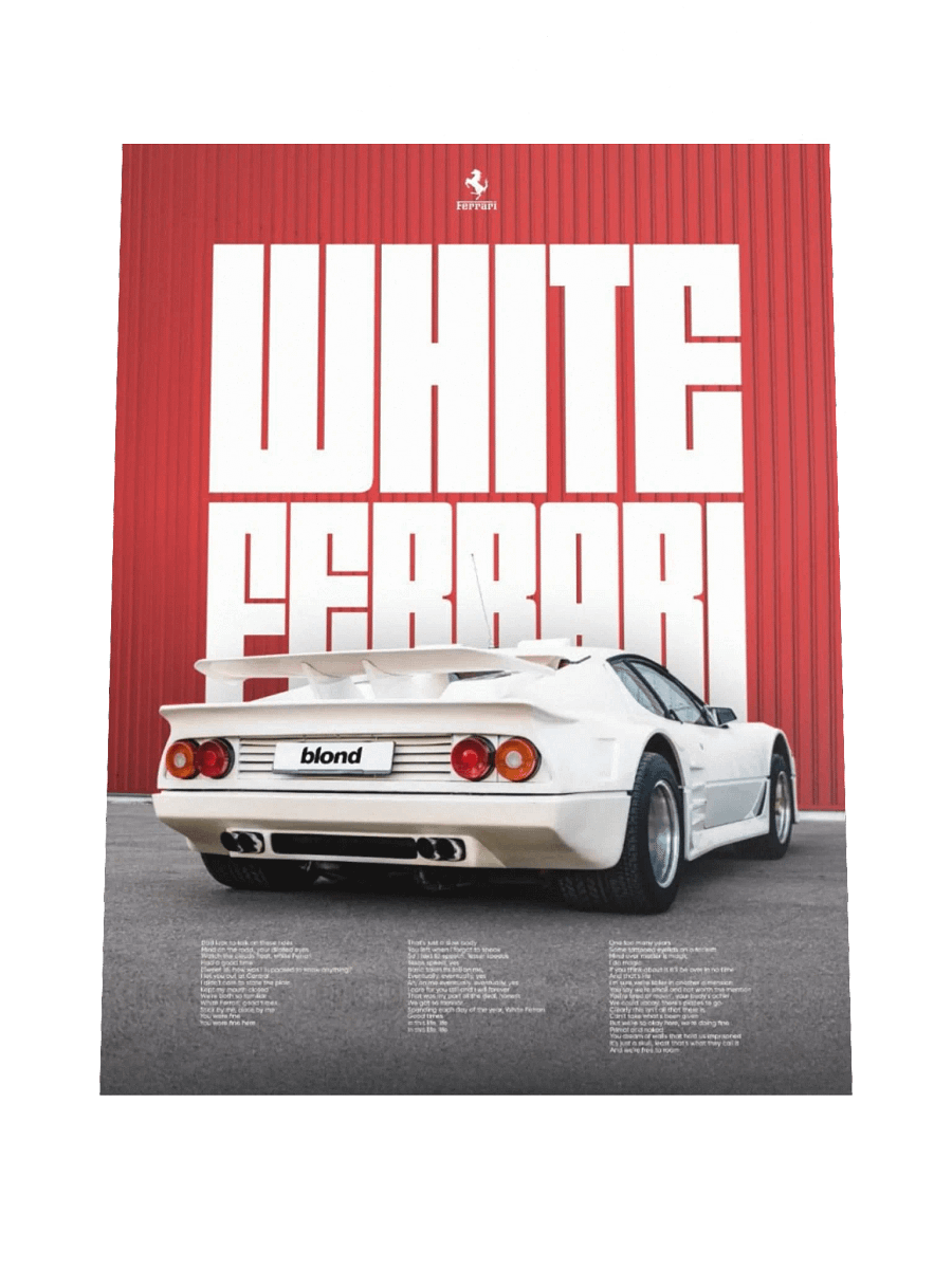 WHITE FERRARI product image (4)