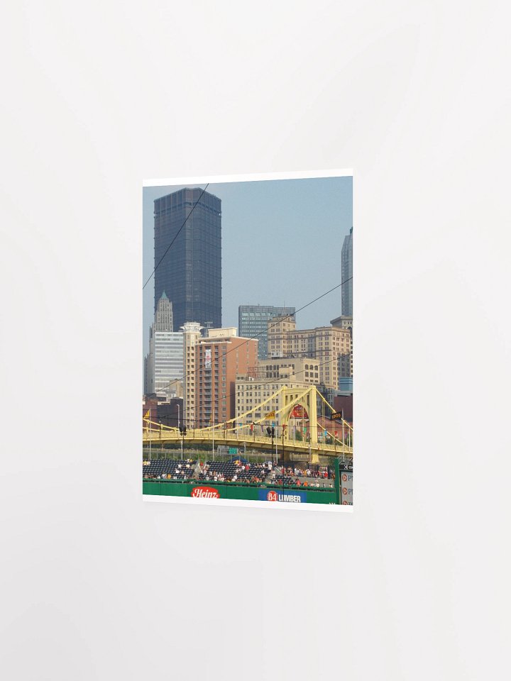 Pittsburgh - USX Tower and Clemente Bridge during All-Star Week - July 2006 - Print product image (2)