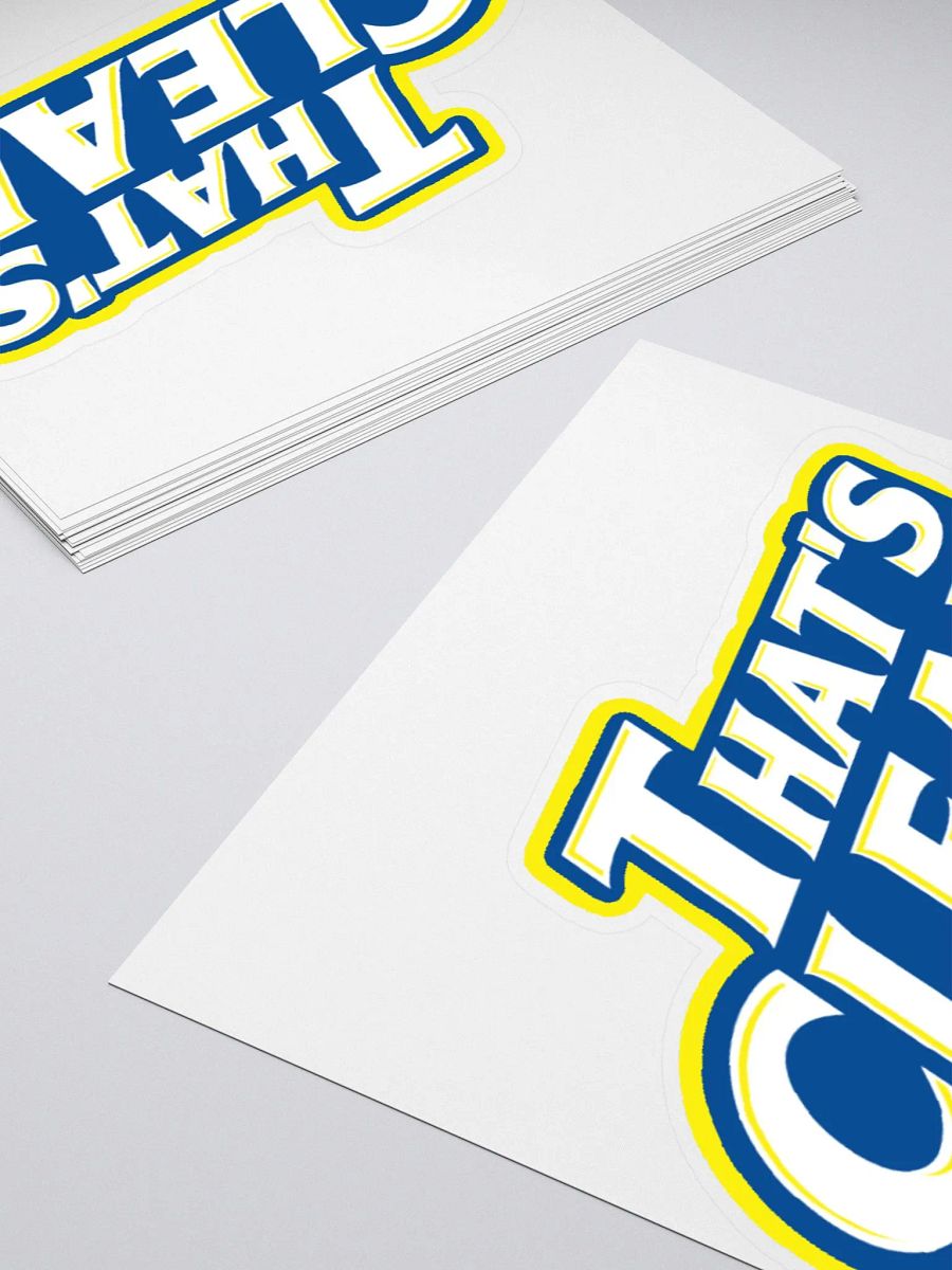 That's CLEAN sticker product image (11)