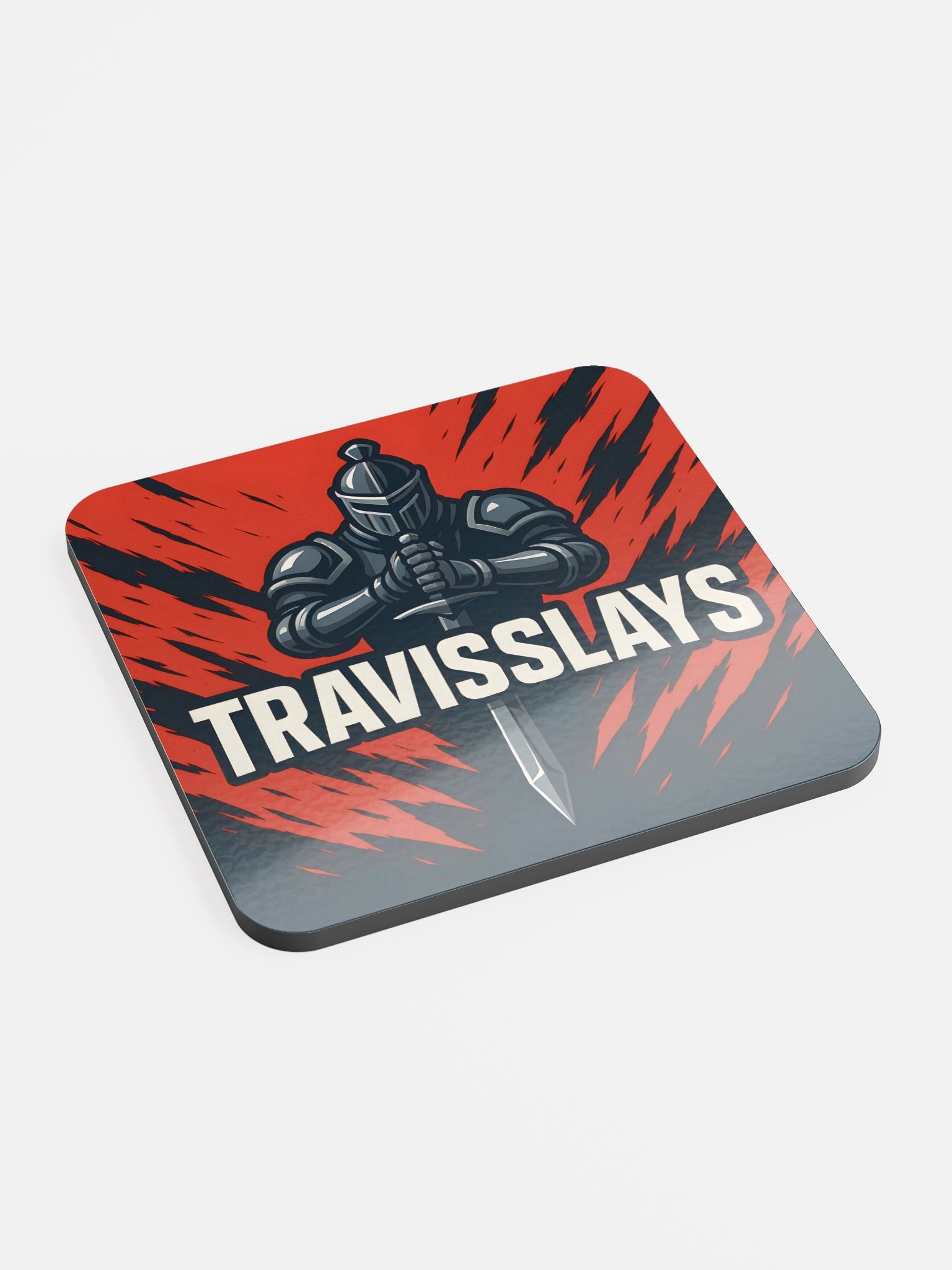 Knight's Valor Glossed Coaster product image (2)
