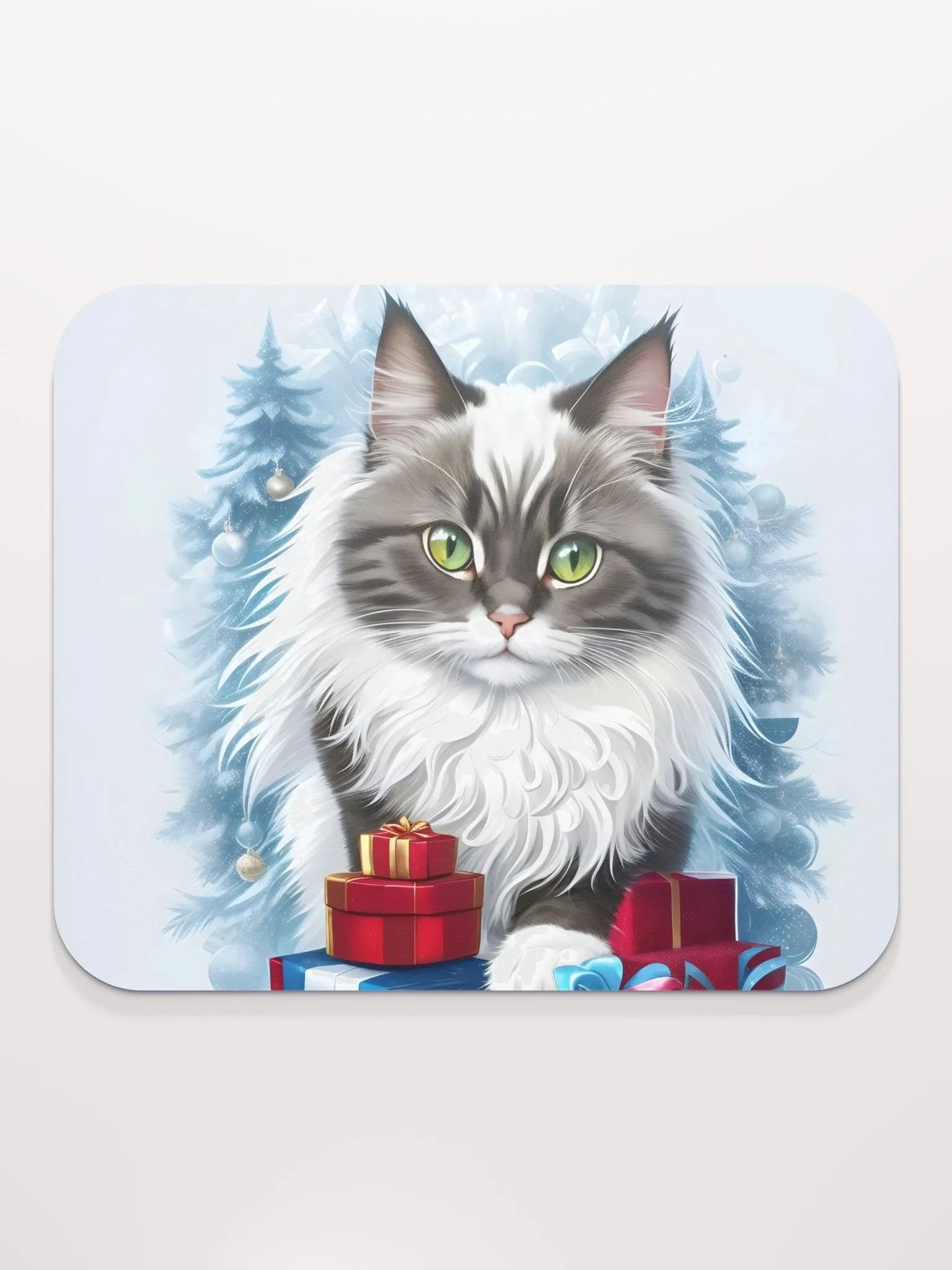 Christmas Kitty Surprise Mouse Pad product image (3)
