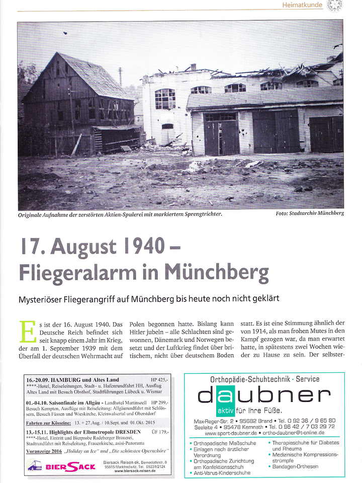Der Fliegerangriff auf Münchberg product image (1)