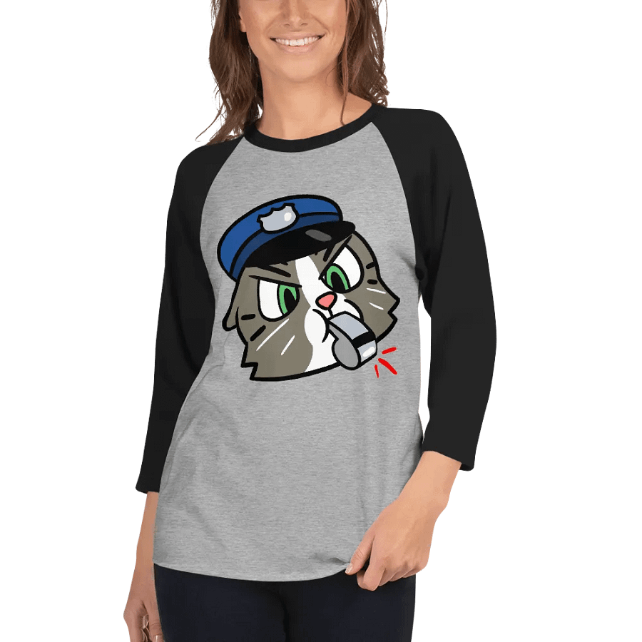 Officer Kitty Cat Raglan product image (14)