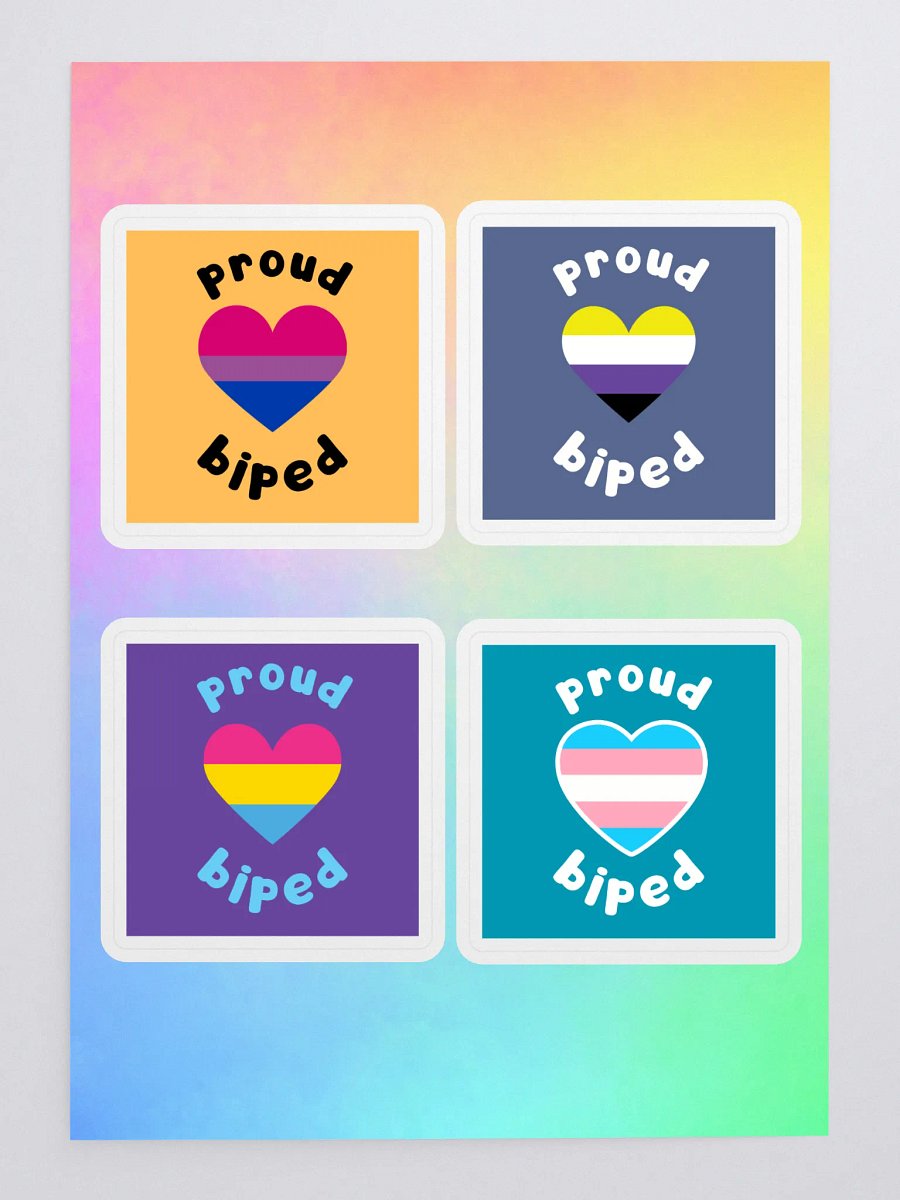 Proud Biped Sticker Sheet product image (1)